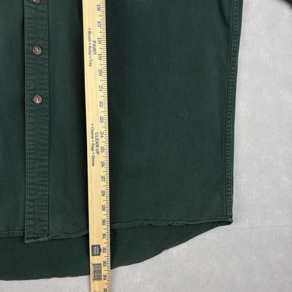 Vintage Abercrombie & Fitch The Big Shirt Men’s XL Green Long Sleeve Outdoors - Picture 4 of 8